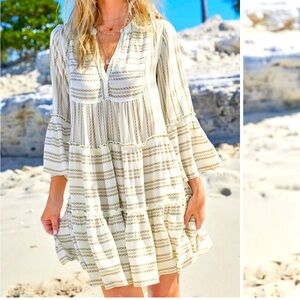 Ruffle covered up dress final price